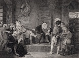 Старинная гравюра. Шекспир. "Много шума из ничего". 1803 год. (42 на 32 см.). Оригинал., фото №2