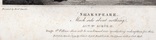 Старинная гравюра. Шекспир. "Много шума из ничего". 1803 год. (42 на 32 см.). Оригинал., фото №6