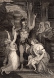 Старинная гравюра. Шекспир. "Троил и Крессида". 1803 год. (42 на 32 см.). Оригинал., фото №2