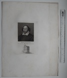 Старинная гравюра. Шекспир. Портрет. 1803 год. (42 на 32 см.). Оригинал., фото №6