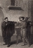 Старинная гравюра. Шекспир. "Венецианский купец". 1803 год. (42 на 32 см.). Оригинал., фото №2