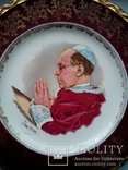  Коллекционная тарелка блюдо Папа Римский Англия, фото №3