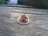 Винтажное золотое кольцо с бриллиантом., фото №7
