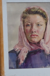 Картина Груня  Шаркевич В.К 1965 год Акварель соцреализм, фото №13