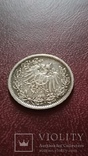 1/2 марки 1917 года. Германия. Серебро., фото №5