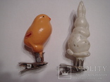 Елочные игрушки "Цыпленок" и " Зайчик", фото №4
