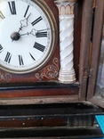 Часы настенные гиревые Salmon Hettich &amp; Sohn на деревянных платах, фото №5