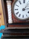Часы настенные гиревые Salmon Hettich &amp; Sohn на деревянных платах, фото №6