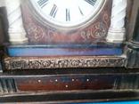 Часы настенные гиревые Salmon Hettich &amp; Sohn на деревянных платах, фото №13