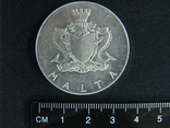 2 Мальтийских фунта, 1973 г., UNS., фото №7