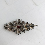 Серебряная брошь с бриллиантами, Франция,, фото №3