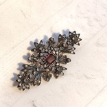 Серебряная брошь с бриллиантами, Франция,, фото №10