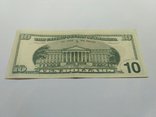 10 долларов 1999 звезда банкнота замещения, фото №3