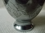 Винтажная китайская ваза, тяжелая 458 гр, фото №3