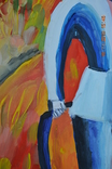 Картина "Косар Малевіча", 42х30 см., лютий 2019 р., гуаш, Аня Юхименко, 12 років, фото №5