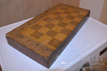 Шахматы СССР большие, дерево,полный   комплект,доска 47х47см, фото №4