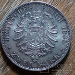 Пруссия 2 марки 1888 г., фото №3