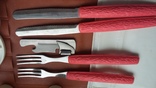 Набор (Ножи+вилки+открывалка,солонка,перечница и блюда) ., фото №10