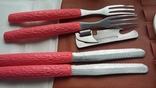 Набор (Ножи+вилки+открывалка,солонка,перечница и блюда) ., фото №12