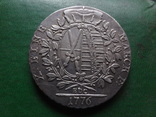Талер 1776 Саксония   серебро  (2.4.16)~, фото №3