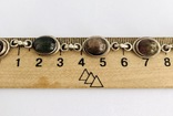 Серебряный браслет с камнями (серебро 925 пр, вес 18,2 гр), фото №5