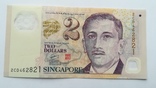 2, 5 и 10 долларов Сингапур (4шт) бумажные пресс, фото №4