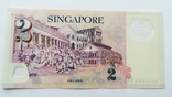 2, 5 и 10 долларов Сингапур (4шт) бумажные пресс, фото №7