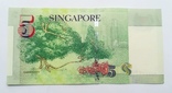 2, 5 и 10 долларов Сингапур (4шт) бумажные пресс, фото №9