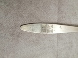 Серебрянная столовая ложка 916 пробы, фото №4