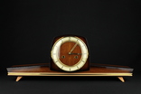 Каминные часы с механизмом Franz Hermle &amp; Sohn. 1967 год. Германия. (0504), фото №2