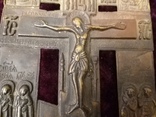 Крест православный с предстоящими , 19 век , старовер, фото №4