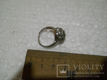 Кольцо женское бижутерия  17 размер, фото №4
