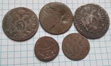 Лот 5 монет. 1/2.;1;3;6 крейцер, фото №2