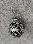 Кулон сфера звенящий (серебро 925 пр, вес 14,2 гр), фото №5
