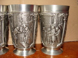 Коллекционная стаканы (6 штук)  "Выдающиеся художники Карл Шпицвег" Клеймо (261), фото №5