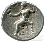 Тетрадрахма 336-323г. до н. э. Александр Македонский, фото №3
