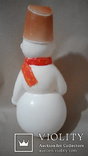 Снеговик с метлой 25см игрушка СССР, фото №3