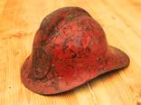 Каска шлем пожарного СССР с подшлемом, фото №2