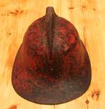 Каска шлем пожарного СССР с подшлемом, фото №5