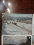 4 почтовых карточек 1951-1956 годов, фото №3