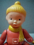 Кукла мальчик Лыжник целлулоид шостка СССР, фото №8