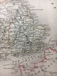 Карта Англія, Шотландія, Ірландія. 1849р. (лист 245*295), фото №4
