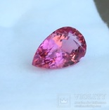 Натуральный Турмалин Rubelit 3.95ct, фото №5