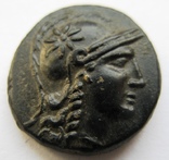 Медная монета Древней Греции, ок. 200 г. до н.э., фото №2
