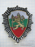 Jahr etwa 2000. Bulgarien Polizei MützenAbzeichen MützenEmblem aber nicht zur SchirmMütze, фото №2