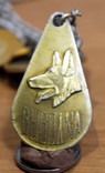Цепь-цепочка-ошейник с жетонами-знаками -значками  для собак, фото №3