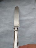 Нож ручка и лезвие серебро, фото №6