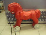 Детская игрушка каталка лошадка конь ссср лот, фото №4