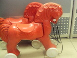 Детская игрушка каталка лошадка конь ссср лот, фото №11