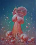,,Mushroom rain" Oil on canvas 20"x16" / 50x40 cm. 2019, фото №2
